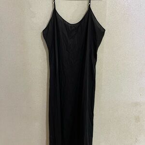 Vanity Fair Vintage Classic Black Slip Dress